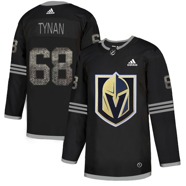 Adidas Golden Knights #68 T.J. Tynan Black Authentic Classic Stitched NHL Jersey - Click Image to Close