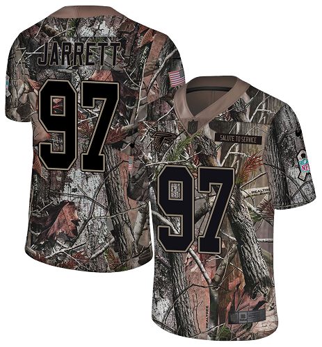 Nike Falcons #97 Grady Jarrett Camo Men's Stitched NFL Limited Rush Realtree Jersey