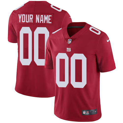 Nike New York Giants Customized Red Alternate Stitched Vapor Untouchable Limited Youth NFL Jersey - Click Image to Close