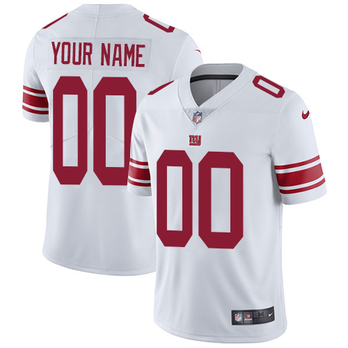 Nike New York Giants Customized White Stitched Vapor Untouchable Limited Men's NFL Jersey - Click Image to Close