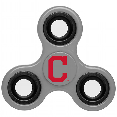 MLB Cleveland Indians 3 Way Fidget Spinner G50 - Gray