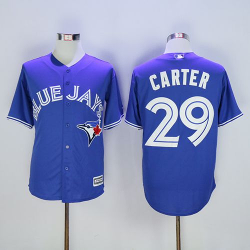 Blue Jays #29 Joe Carter Blue New Cool Base Stitched MLB Jersey - Click Image to Close