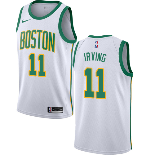 Nike Celtics #11 Kyrie Irving White NBA Swingman City Edition 2018/19 Jersey