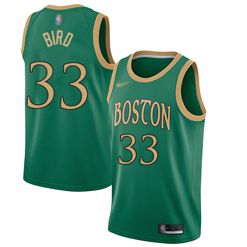 Celtics #33 Larry Bird Green Basketball Swingman City Edition 2019/20 Jersey - Click Image to Close