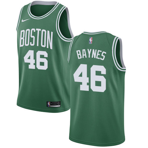 Nike Celtics #46 Aron Baynes Green NBA Swingman Icon Edition Jersey - Click Image to Close