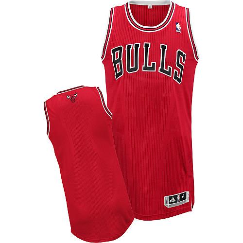 Revolution 30 Bulls Blank Red Stitched NBA Jersey - Click Image to Close