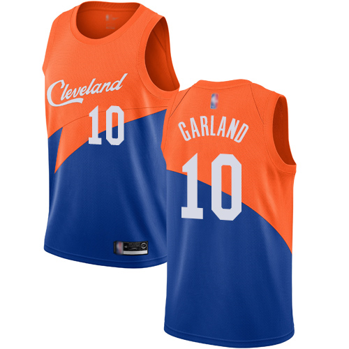 Cavaliers #10 Darius Garland Blue Basketball Swingman City Edition 2018/19 Jersey - Click Image to Close