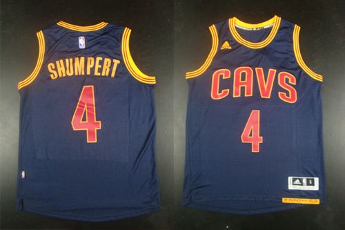 Revolution 30 Cavaliers #4 Iman Shumpert Navy Blue CavFanatic Stitched NBA Jersey - Click Image to Close