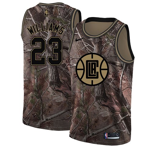 Clippers #23 Louis Williams Camo Basketball Swingman Realtree Collection Jersey - Click Image to Close