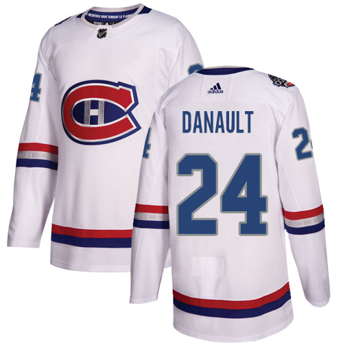 Adidas Canadiens #24 Phillip Danault White Authentic 2017 100 Classic Stitched NHL Jersey