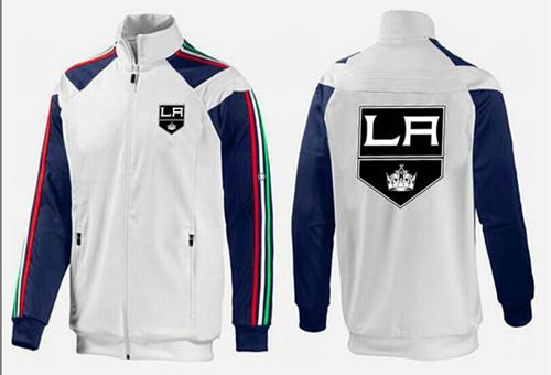 NHL Los Angeles Kings Zip Jackets White-3 - Click Image to Close