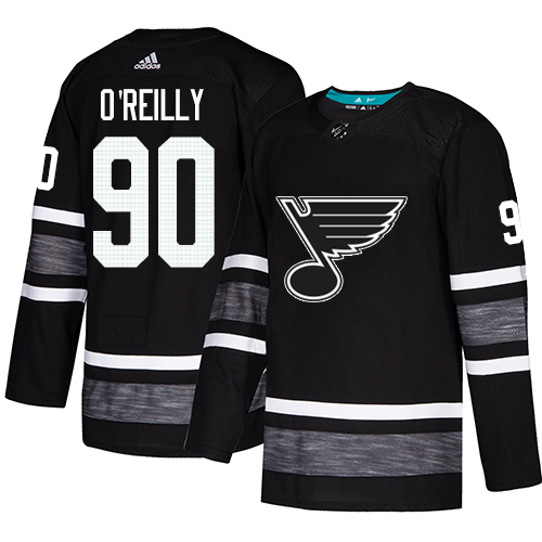 Adidas Blues #90 Ryan O'Reilly Black Authentic 2019 All-Star Stitched NHL Jersey - Click Image to Close