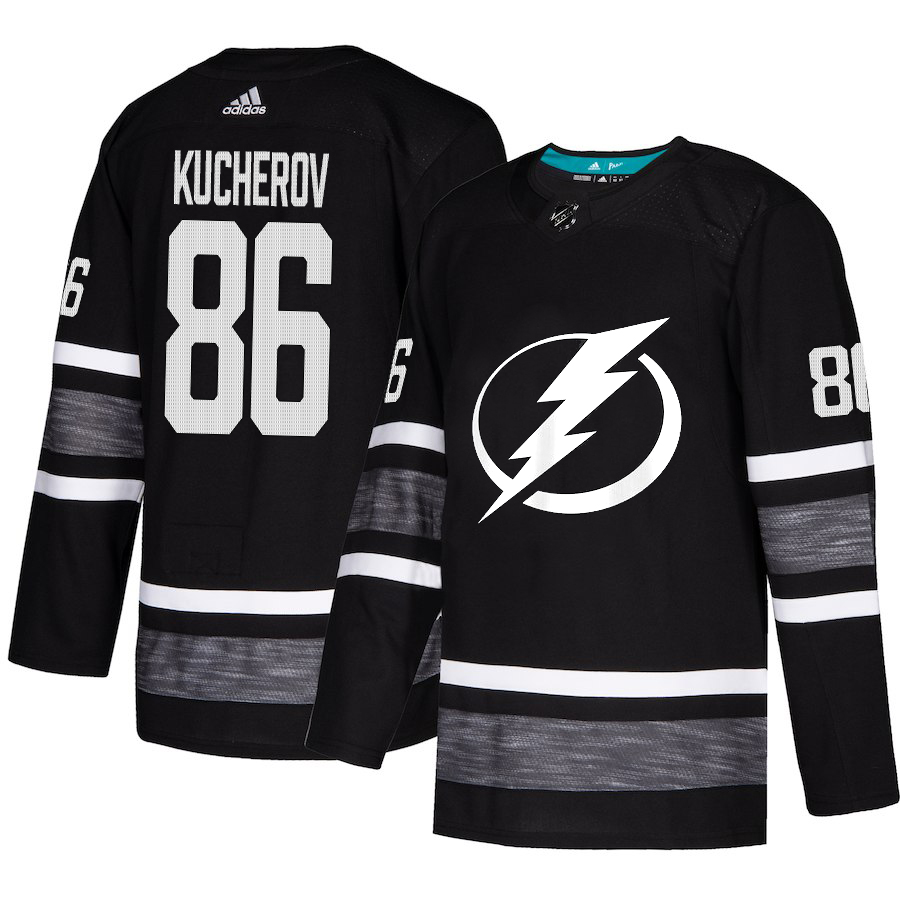 Adidas Lightning #86 Nikita Kucherov Black Authentic 2019 All-Star Stitched NHL Jersey - Click Image to Close