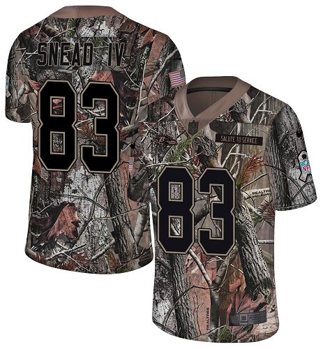 Nike Ravens #83 Willie Snead IV Camo Men's Stitched NFL Limited Rush Realtree Jersey