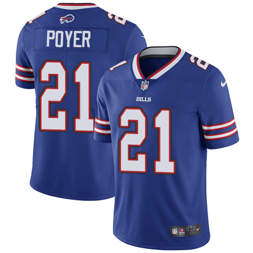 Nike Bills #21 Jordan Poyer Royal Blue Team Color Men's Stitched NFL Vapor Untouchable Limited Jersey