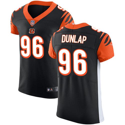 Nike Bengals #96 Carlos Dunlap Black Team Color Men's Stitched NFL Vapor Untouchable Elite Jersey - Click Image to Close