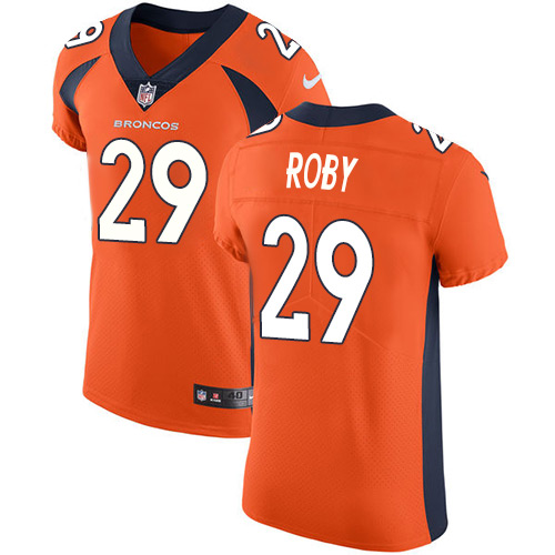 Nike Broncos #29 Bradley Roby Orange Team Color Men's Stitched NFL Vapor Untouchable Elite Jersey - Click Image to Close