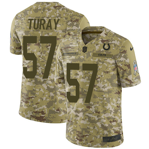 Nike Colts #57 Kemoko Turay Camo Men's Stitched NFL Limited 2018 Salute To Service Jersey - Click Image to Close