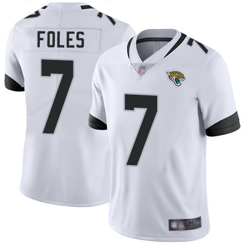 Nike Jaguars #7 Nick Foles White Men's Stitched NFL Vapor Untouchable Limited Jersey