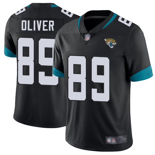 Jaguars #89 Josh Oliver Black Team Color Men's Stitched Football Vapor Untouchable Limited Jersey - Click Image to Close