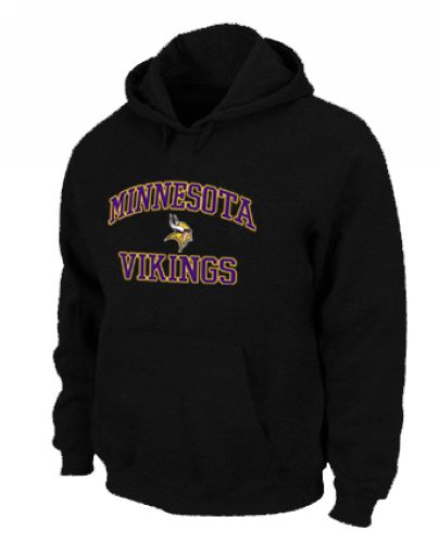 Minnesota Vikings Heart & Soul Pullover Hoodie Black