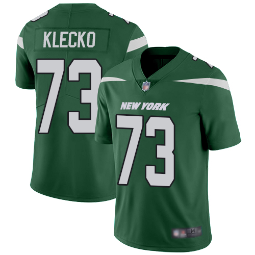 Nike Jets #73 Joe Klecko Green Team Color Men's Stitched NFL Vapor Untouchable Limited Jersey - Click Image to Close