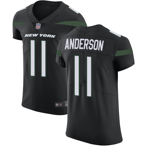 Nike Jets #11 Robby Anderson Black Alternate Men's Stitched NFL Vapor Untouchable Elite Jersey