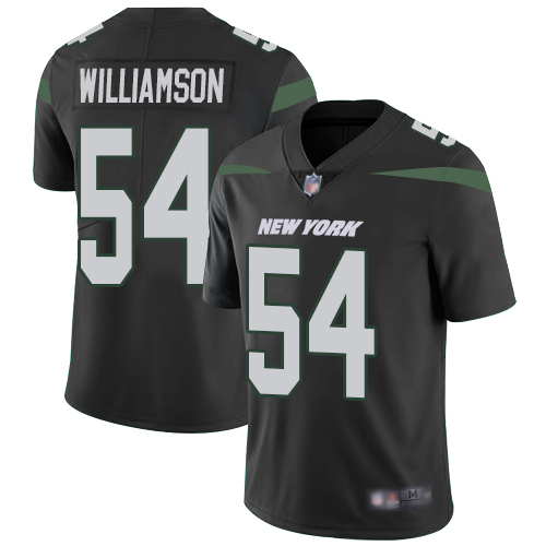 Nike Jets #54 Avery Williamson Black Alternate Men's Stitched NFL Vapor Untouchable Limited Jersey - Click Image to Close