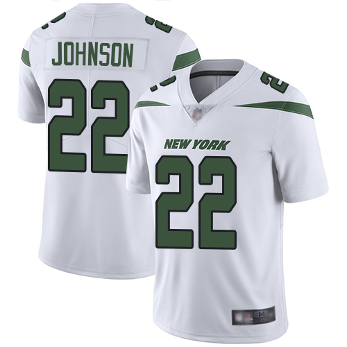 Nike Jets #22 Trumaine Johnson White Men's Stitched NFL Vapor Untouchable Limited Jersey - Click Image to Close