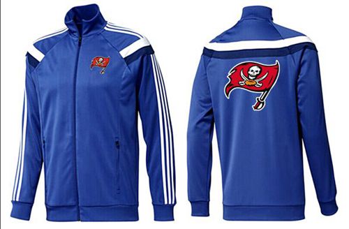 NFL Tampa Bay Buccaneers Team Logo Jacket Blue_2 - Click Image to Close