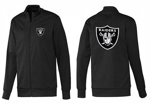 NFL Oakland Raiders Team Logo Jacket Black_1 - Click Image to Close