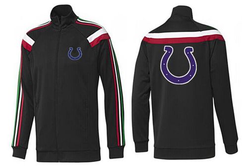 NFL Indianapolis Colts Team Logo Jacket Black - Click Image to Close