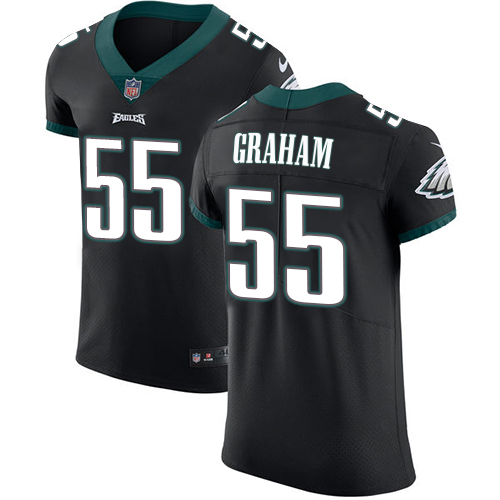 Nike Eagles #55 Brandon Graham Black Alternate Men's Stitched NFL Vapor Untouchable Elite Jersey - Click Image to Close