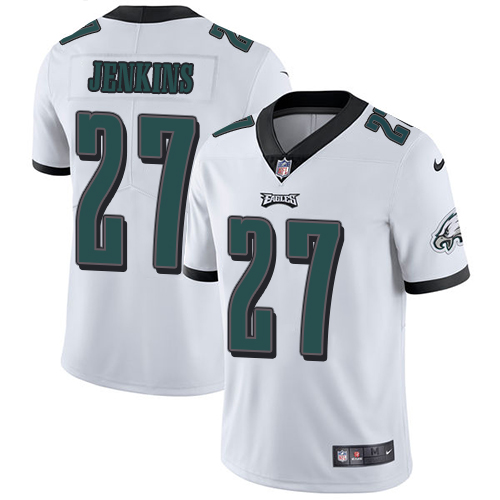 Nike Eagles #27 Malcolm Jenkins White Men's Stitched NFL Vapor Untouchable Limited Jersey