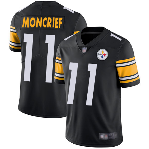 Steelers #11 Donte Moncrief Black Team Color Men's Stitched Football Vapor Untouchable Limited Jersey - Click Image to Close