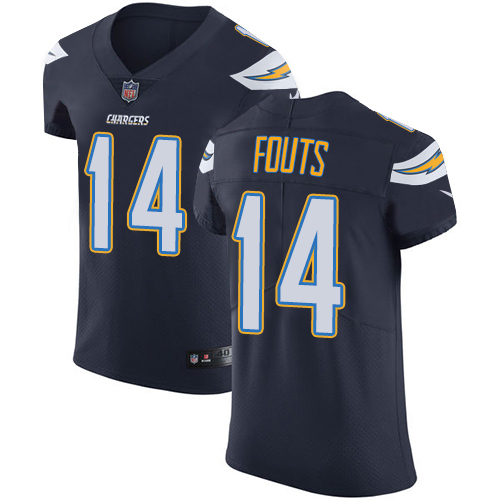 Nike Chargers #14 Dan Fouts Navy Blue Team Color Men's Stitched NFL Vapor Untouchable Elite Jersey