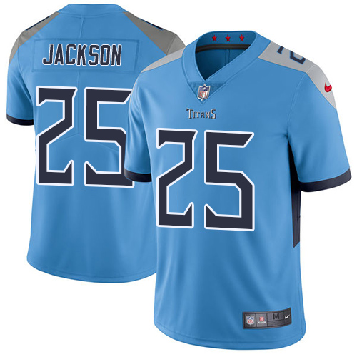 Nike Titans #25 Adoree' Jackson Light Blue Alternate Men's Stitched NFL Vapor Untouchable Limited Jersey - Click Image to Close