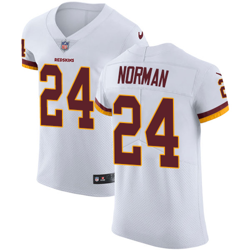 Nike Redskins #24 Josh Norman White Men's Stitched NFL Vapor Untouchable Elite Jersey