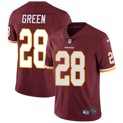 Nike Redskins #28 Darrell Green Burgundy Red Team Color Men's Stitched NFL Vapor Untouchable Limited Jersey