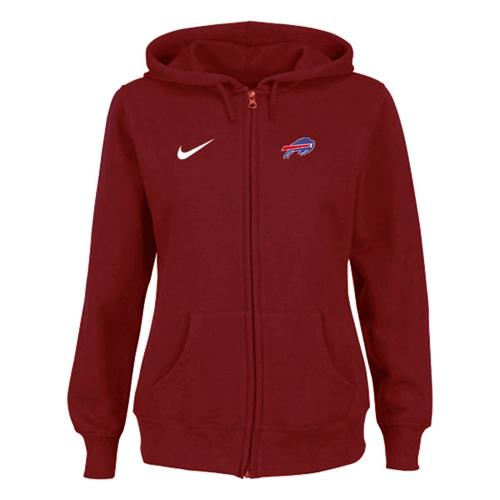 Nike Buffalo Bills Ladies Tailgater Full Zip Hoodie Red