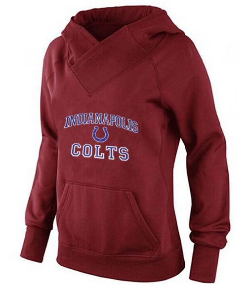 Women's Indianapolis Colts Heart & Soul Pullover Hoodie Red