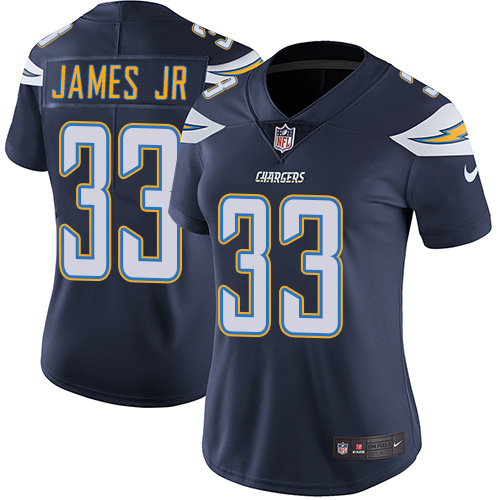 Chargers #33 Derwin James Jr Navy Blue Team Color Women's Stitched Football Vapor Untouchable Limited Jersey