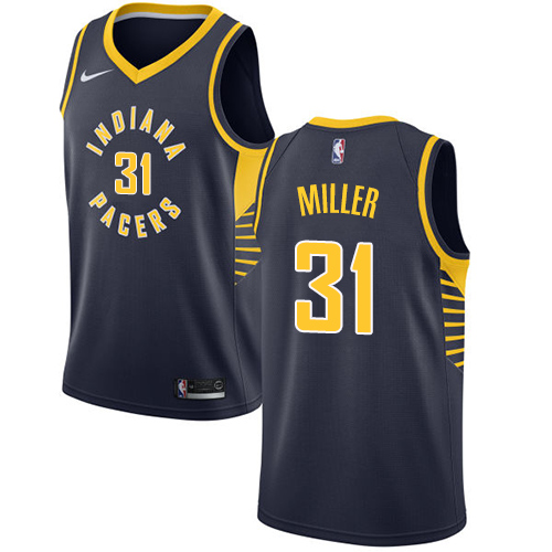 Nike Pacers #31 Reggie Miller Navy Blue Women's NBA Swingman Icon Edition Jersey - Click Image to Close