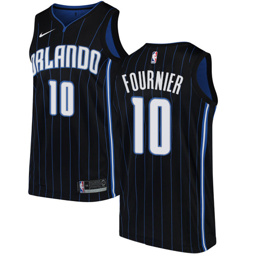 Nike Magic #10 Evan Fournier Black Women's NBA Swingman Statement Edition Jersey