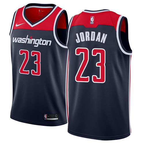 Nike Wizards #23 Michael Jordan Navy Blue Women's NBA Swingman Statement Edition Jersey - Click Image to Close