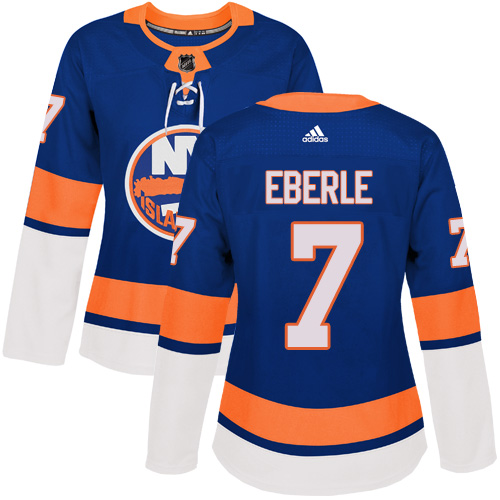 Adidas Islanders #7 Jordan Eberle Royal Blue Home Authentic Women's Stitched NHL Jersey