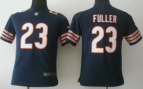 Nike Bears #23 Kyle Fuller Navy Blue Team Color Youth Stitched NFL Elite Jersey