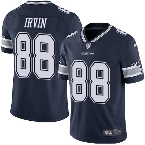 Nike Cowboys #88 Michael Irvin Navy Blue Team Color Youth Stitched NFL Vapor Untouchable Limited Jersey - Click Image to Close