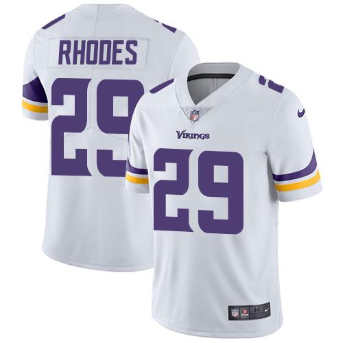 Nike Vikings #29 Xavier Rhodes White Youth Stitched NFL Vapor Untouchable Limited Jersey - Click Image to Close