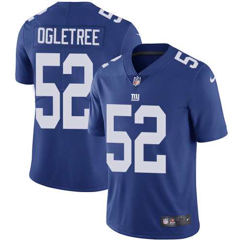 Nike Giants #52 Alec Ogletree Royal Blue Team Color Youth Stitched NFL Vapor Untouchable Limited Jersey - Click Image to Close